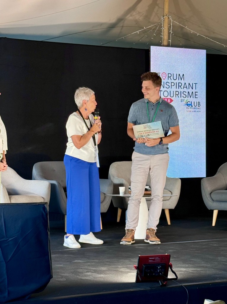 Remise du prix de l’initiative innovante 2026 à SortiPéi lors du Forum Inspirant du Tourisme